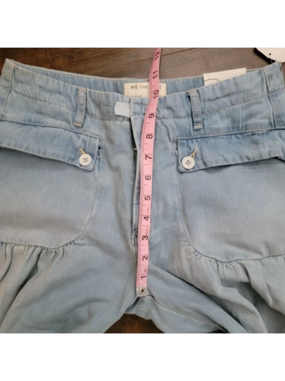 Free People Lotus Jean Boho Chic Retro Vintage Contemporary Cottage Womens 28 - Picture 7 of 9